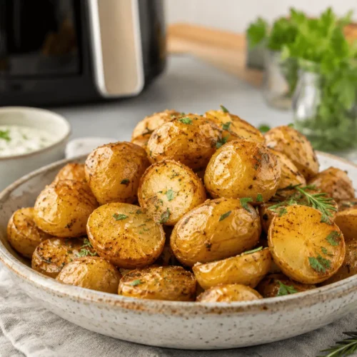 Pomme de terre grenaille au Air Fryer croustillante