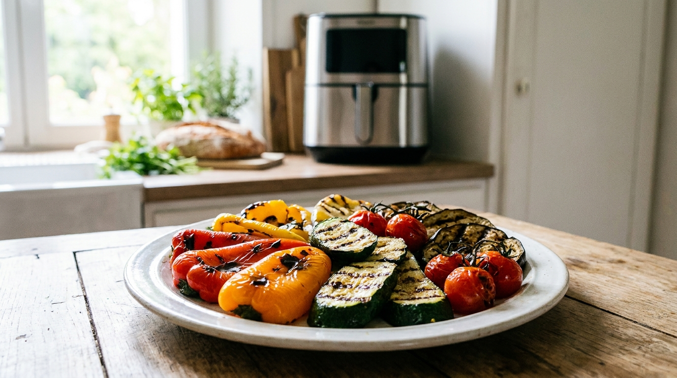 légumes grillés air fryer croustillants et dorés