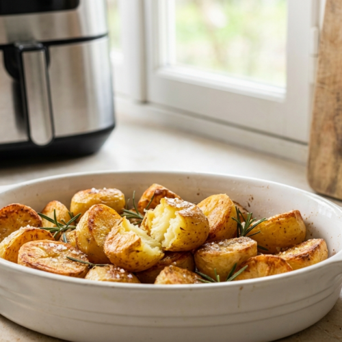 Pommes de terre rôties air fryer croustillantes et dorées