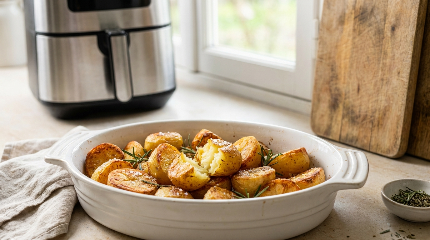 Pommes de terre rôties air fryer croustillantes et dorées