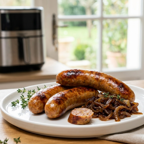 Saucisse fumée Air Fryer croustillante et appétissante