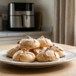 Meringue air fryer légère et croustillante, parfaitement cuite et dorée